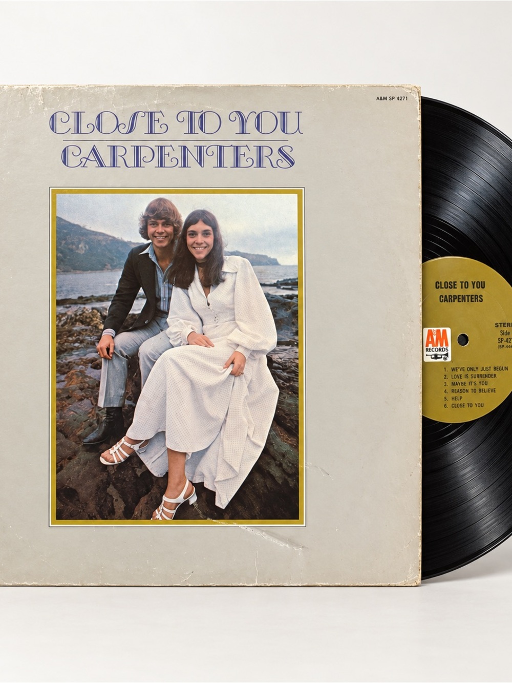 Carpenters Close to You Vinyl LP A&M SP-4271 Vintage 1970 Record Karen Carpen